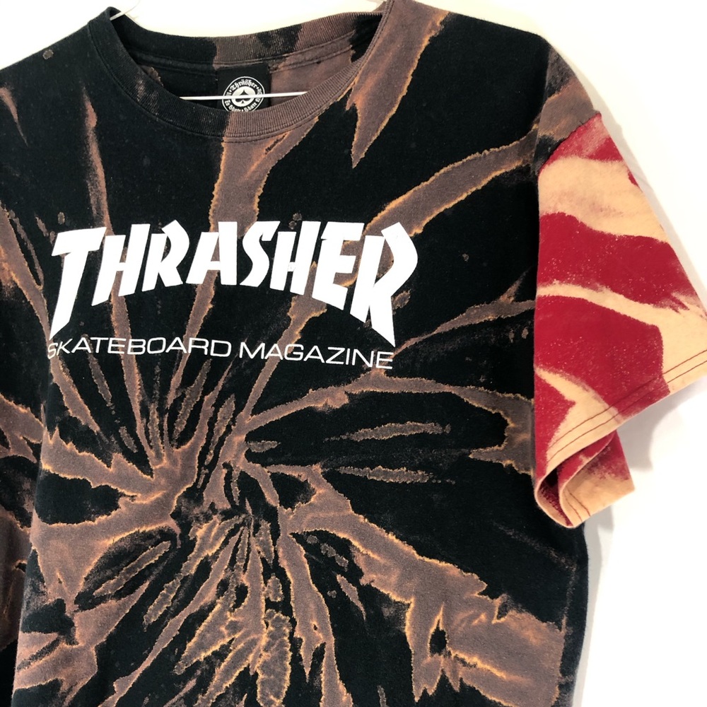 Black n Red Mix Match Thrasher Tee